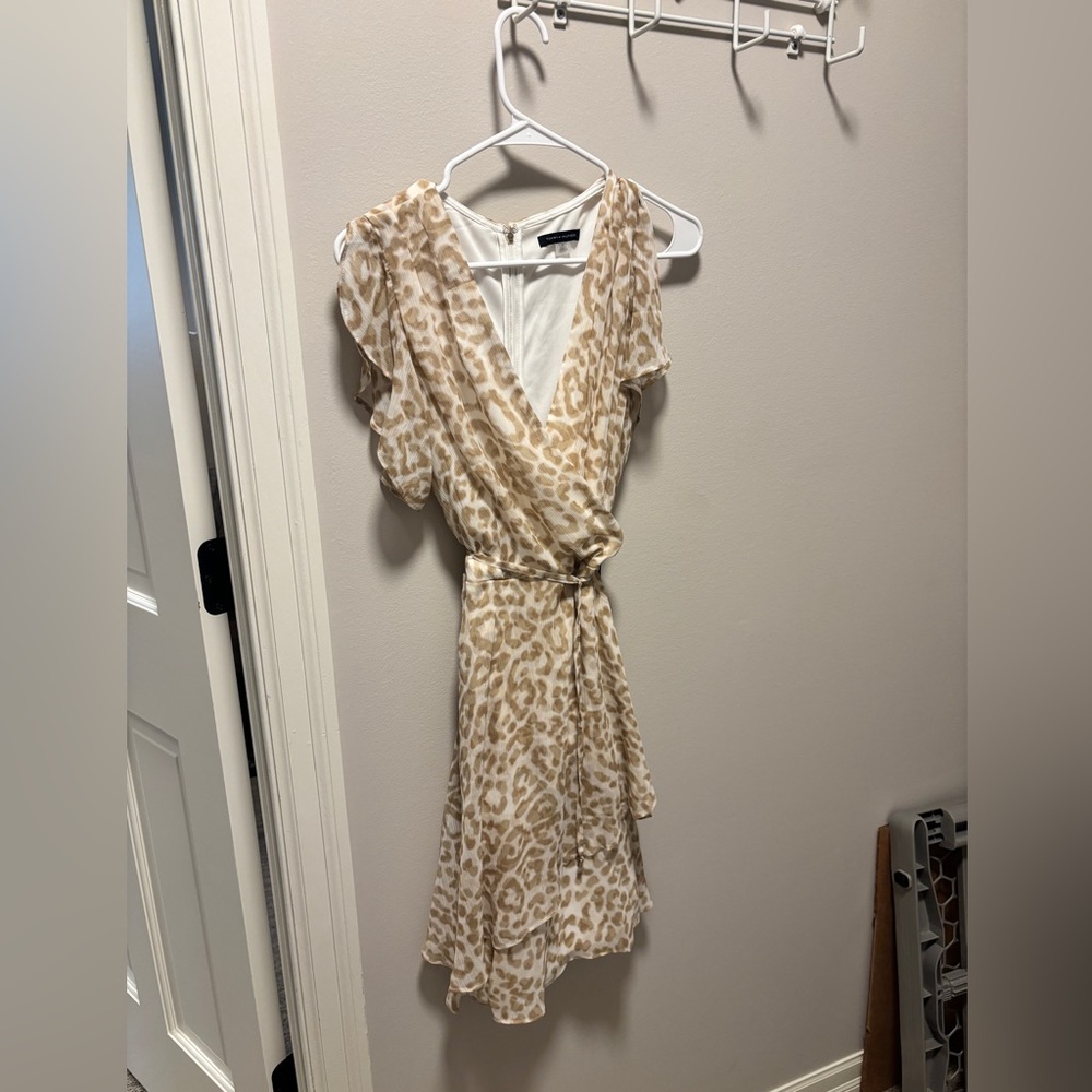 NWT Tommy Hilfiger Leopard Print Wrap Dress
